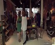 Hottie has gangbang in public boutique from jessebelle boutique