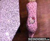 Crawl On The Hard Floor Bitch! I'm Teaching My Ebony Whore Step Daughter Who Is Boss, Sheisnovember Get Wet Pussy Fingering From Her Horny Step Dad, Ordering Her To Unbutton Her Pajama Bottoms To Inspect Her Big Ass Hole Closeup By Msnovember from caca maembong nude