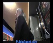 PublicAgent Full Sex on a Train with a Hot Blonde from maruemong fake train mms sexual