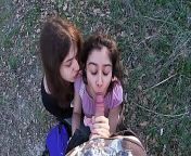 Having fun with two stranger teens that come back from school POV PUBLIC SEX! from dollscult