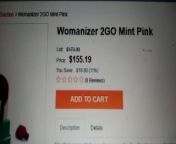 Womanizer 2GO. Mint Pink. $155.19 from 155 chan hebe 19
