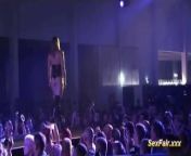 flexible lapdance on venus show stage from nude stage show dance