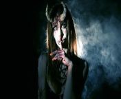 Fortuneteller teen in the forest turns into a succubus horny for devil cum from satayu