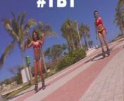 BANGBROS - Throwback Thursday: RollerBlade Booty with Naomi and Sabara from sadara