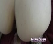 Lelu Love-Fishnet Condom Removal Creampie from ive cum