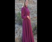 Full Screen FLDS Prairie Dress Nudity. Now I'm Ex-FLDS So I Masturbate and Change from view full screen hot booby aunty wearing pink sari showing huge cleavage and hot navel mp4