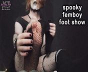 ⊹ spooky femboy foot show ⊹ from coimbatore sex aunty