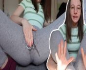 18yo TEEN SQUIRTING in my Leggins!!! from gillian anderson porn fakes