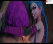 Jinx Hard Dick Riding And Getting Big Creampie In House | Uncensored League Of Legend Hentai 4k 60fp from avenger tasn massage room