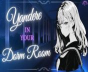 Hentai Yandere CORNERS You In Your Dorm Room from eva go fake