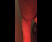 Girl slides her pussy over hot lava lamp from girls on slides