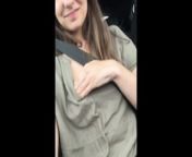 Flashing in the car! from xxx 1st time pg videos girl sex