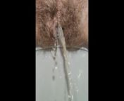 Delicious piss on the last day of period from xxx hindeihar outdoor sex