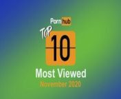 Most Viewed Videos of November 2020 - Pornhub Model Program from 1to10