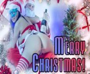 XXXMAS Cristmas Ass, Mouth, Pussy Fuck with Santa. Sexual Blowjob - Amateur home Vid Maria Zallazar from www 69 xxx video
