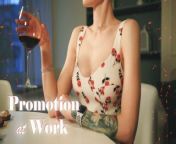 Promotion at work (Sex, blowjob, face fuck) from porn cinema