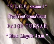 B.B.B. F.U.C.V. 04: Paige Turnah &quot;BLack Lingerie&quot;AVI no SLOMO from avi b