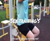 Sex with a trainer. Practice on a member with cum inside from 汤姆逊河大学文凭毕业证制作q