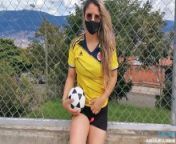 I was dared to play football with my lovense lush on, watch how I squirt on my pants! from trp