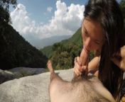Unforgettable Blow Job at an Amazing Waterfall from isha rana