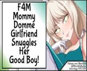 Mommy Domme Girlfriend Snuggles Her Good Boy! from cute indian tee