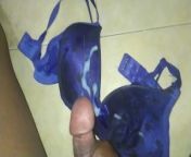 Neighborhood Girl Bra! Solo Male Cum Her Bra from indian young man xexy and house wi