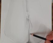 Drawing Emily Bloom Fingering. Porn art video number 3 (no sound) from porno video 3