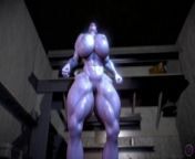 Widowmaker Works Out (Muscle Growth Animation) from female muscle growth futa anime