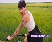 Pimp my bike - Lara Bergmann fucks her bike! from vedeton