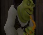 Shrek Mouthfucked by a Saxophone from shrer