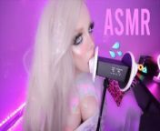 Snail or Girl? *ASMR EXTREME saliva ear licking* ASMR Amy B | YouTuber | Twitch Streamer from anu hasan nude fake b
