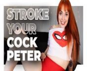 Mary Jane loves to stroke Peter's hard cock from happy video privat 27