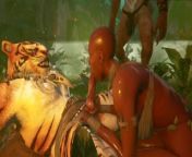 Tribe woman swallowing cum in the jungle 3D from amazon xingu tribe 410 jpg