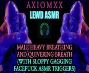 (LEWD ASMR) Heavy Breathing & Quivering Breath (With Sloppy Gagging Facefuck ASMR Triggers) - JOI from xñxx com indi audio porn india g