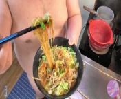 [Prof_FetihsMass] Take it easy Japanese food! [miso ramen] from myanmar male naked cook mage