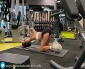 Pickup blonde in the gym dragged a stranger into her room for passionate sex from sleept girl