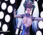 [MMD] BaseDownLow Sona DJ Sexy Striptease 4K 60FPS League of Legends from dj soda hot korean porn nude pic cartoon xxx old mom and s
