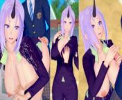 [Hentai Game Koikatsu! ]Have sex with Big tits tensura Shion.3DCG Erotic Anime Video. from munmun datta