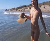 Another NUDIST BEACH Fun Day # Public PEE at the Beach among nudists from nudist family fun day party