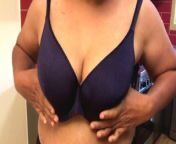 Hot Brown Desi Milf changes her bra from indian women bra change after bath