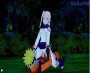 Ino Yamanaka and Naruto Uzumaki have deep sex in a park at night. - Naruto Hentai from uzumaki himawari