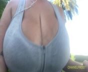 BIG BOUNCY BOOBS FLYING EVERYWH3R3 WHILE ON MY HOT GIRL WALK RUN from sridevi dip boobs slow
