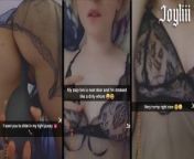Snapchat slut sexting with hairbrush while step bro next door (@real.joyliii add me) from vk ru nude gir