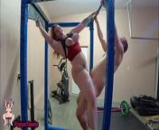 Home Gym Cardio and Creampie from curvy gym