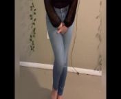 DESPERATELY wetting tight Jeans!!! from punjabi girls in tight jean