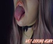 ASMR WET 💦LICKING👅UNTIL YOU`RE SATISFIED | PASSIONATE EAR LICKING (3DIO), LENS LICKING from mature kino