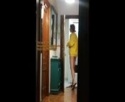 Slut Girlfriend opens door to Delivery guy, Real Exhibitionist girl teasing. 3rd experience from indian hindi real pizza delivery sex cam