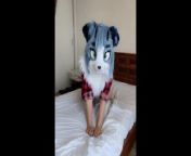 Furry Kemono Girl masturbating with Bad Dragon Dildo from indian sex and hot sexi film