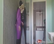 rubber and my master under the shower from ummi zeezee videoele