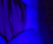 BBC blows his LOAD on MILF mound in BLUE light from bulge mound